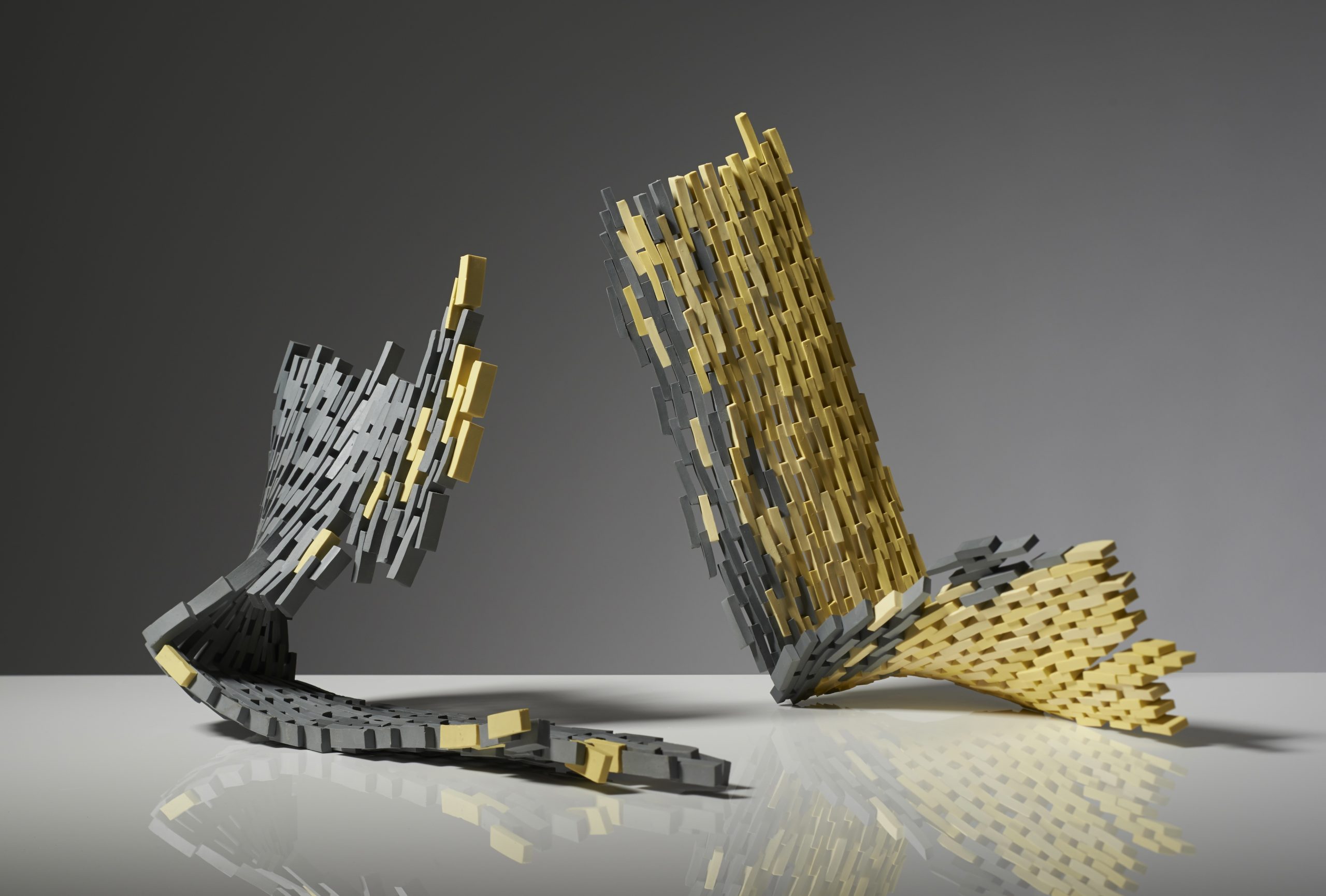 Mella Shaw, Bridges (Grey and Yellow), 2013 © Sylvain Deleu Mella Shaw, Bridges (Grey and Yellow), 2013 © Sylvain Deleu